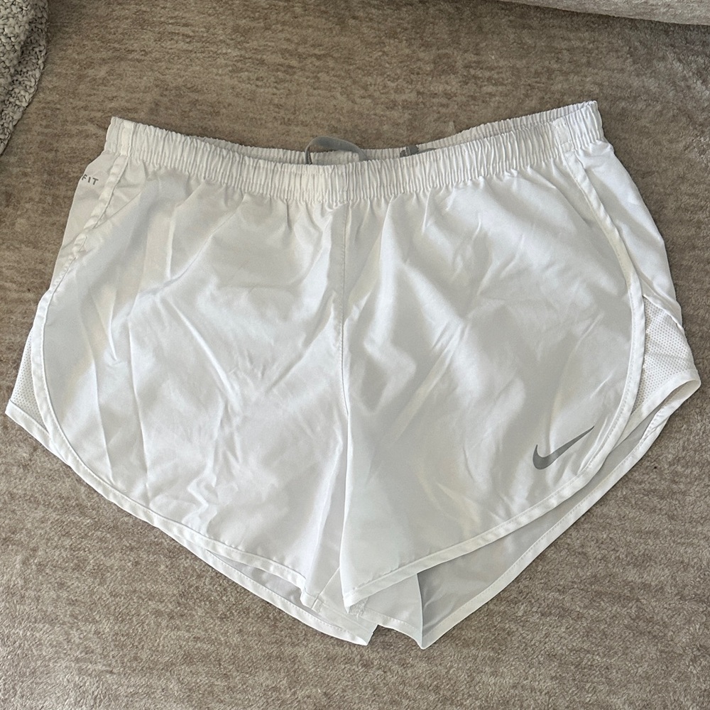 Nike Women's White Athletic Shorts